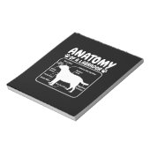 Labrador Hundanatomie Notizblock (Rotiert)