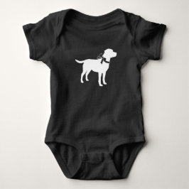 Labrador Hunde Babydusche Labrador Grau Geschlecht Baby Strampler