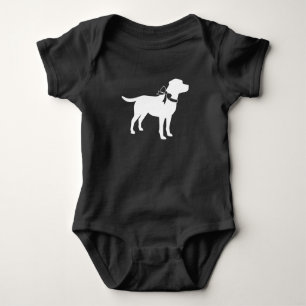 Labrador Hunde Babydusche Labrador Grau Geschlecht Baby Strampler