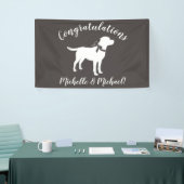 Labrador Hunde Babydusche Labrador Grau Geschlecht Banner (Messeveranstaltung)