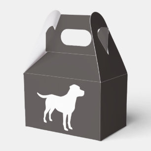 Labrador Hunde Babydusche Labrador Grau Geschlecht Geschenkschachtel