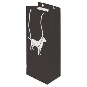 Labrador Hunde Babydusche Labrador Grau Geschlecht Geschenktüte Für Weinflaschen