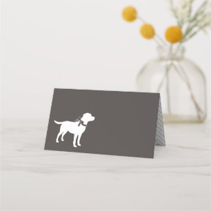 Labrador Hunde Babydusche Labrador Grau Geschlecht Platzkarte