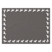 Labrador Hunde Babydusche Labrador Grau Geschlecht Tischdecke (Vorderseite (Horizontal))