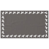 Labrador Hunde Babydusche Labrador Grau Geschlecht Tischdecke (Vorderseite (Horizontal))