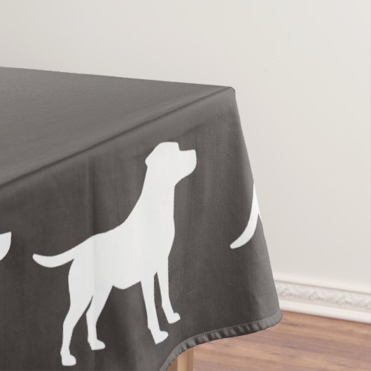 Labrador Hunde Babydusche Labrador Grau Geschlecht Tischdecke (Beispiel)