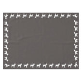 Labrador Hunde Babydusche Labrador Grau Geschlecht Tischdecke (Vorderseite (Horizontal))