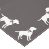 Labrador Hunde Babydusche Labrador Grau Geschlecht Tischdecke (Schrägansicht)