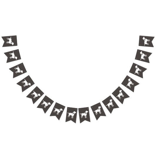 Labrador Hunde Babydusche Labrador Grau Geschlecht Wimpelkette (Alle)