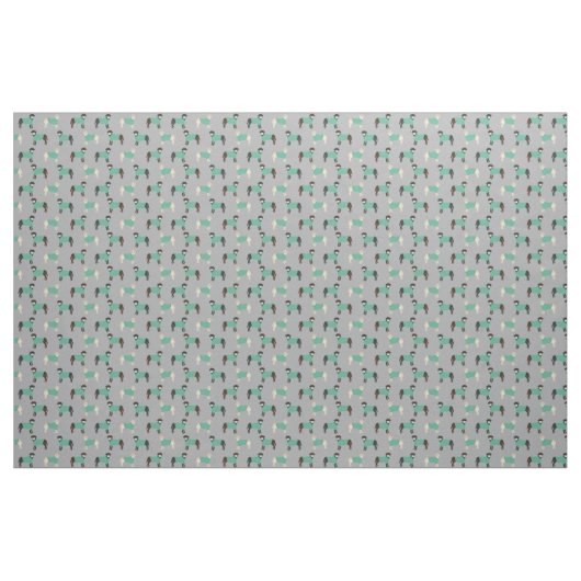 Labrador-Hunde in Graustufen Stoff (Fat Quarter (45,7 x 55,9 cm))