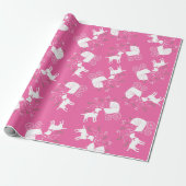 Labrador Hunde Kinderdusche Pink Girl Labrador Geschenkpapier (Ungerollt)