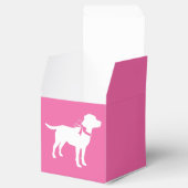 Labrador Hunde Kinderdusche Pink Girl Labrador Geschenkschachtel (Geöffnet)