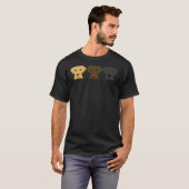Labrador Hunde T-Shirt (Vorne ganz)