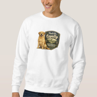 Labrador-Hunde-Vater-Shirt | Gebaut auf Treue Sweatshirt