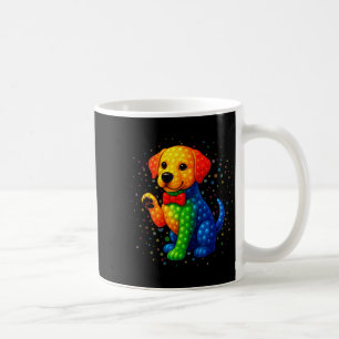 Labrador-Hundefreunde Polka-Punkte Glücklicher Pun Kaffeetasse