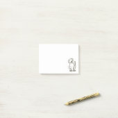 Labrador-Hundepost-itanmerkungen Post-it Klebezettel (Auf Schreibtisch)