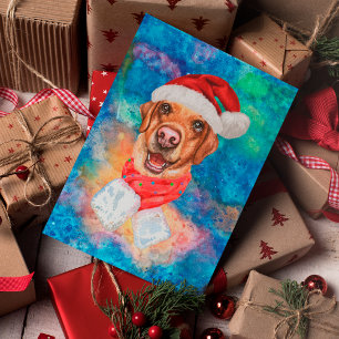 Labrador-Hunderasse Weihnachten