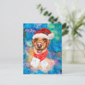 Labrador-Hunderasse Weihnachten (Stehend Vorderseite)