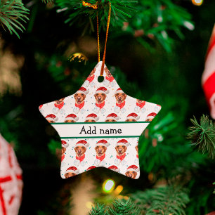 Labrador-Hunderasse Weihnachten Keramik Ornament