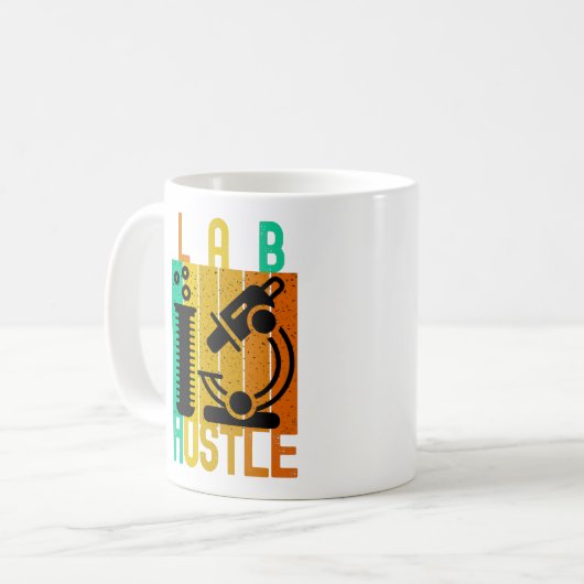 LABRADOR HUSTLE - #LABLIFE COFFEE TASSE (Vorderseite Links)