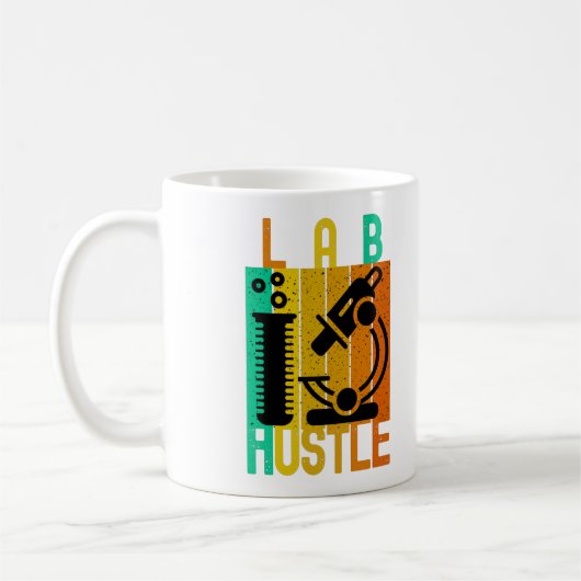LABRADOR HUSTLE - #LABLIFE COFFEE TASSE (Links)