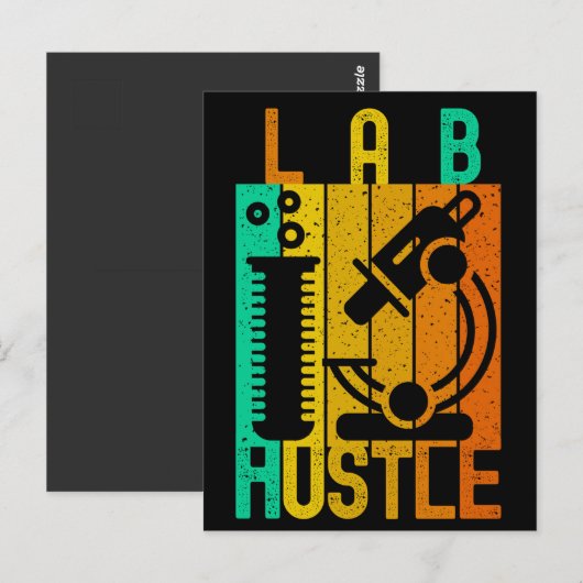 LABRADOR HUSTLE - #LABLIFE POSTKARTE (Vorne/Hinten)