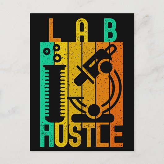 LABRADOR HUSTLE - #LABLIFE POSTKARTE (Vorderseite)