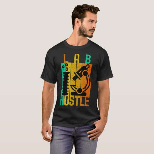 LABRADOR HUSTLE - #LABLIFE T - Shirt (Vorne ganz)