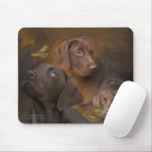 Labrador im Herbst Mousepad (Mit Mouse)