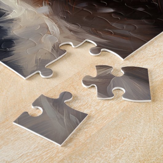 Labrador in der Nacht Puzzle (Seite)