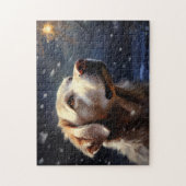 Labrador in der Nacht Puzzle (Vertikal)