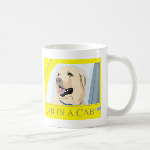 Labrador in einem Fahrerhaus Kaffeetasse