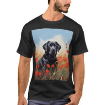 Labrador in Poppies