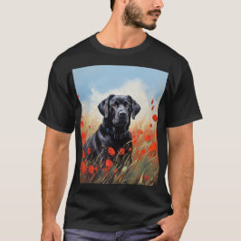 Labrador in Poppies T-Shirt