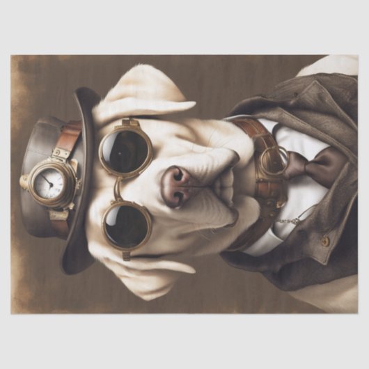 Labrador in Stream Punk Kleidungspapier Seidenpapier (Vorderseite)