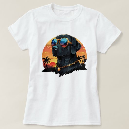 Labrador in Style T-Shirt (Design vorne)