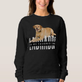 Labrador ist mein Lieblingshund Sweatshirt (Vorderseite)