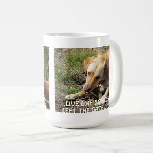 Labrador-Kaffee-Tasse Kaffeetasse (VorderseiteRechts)