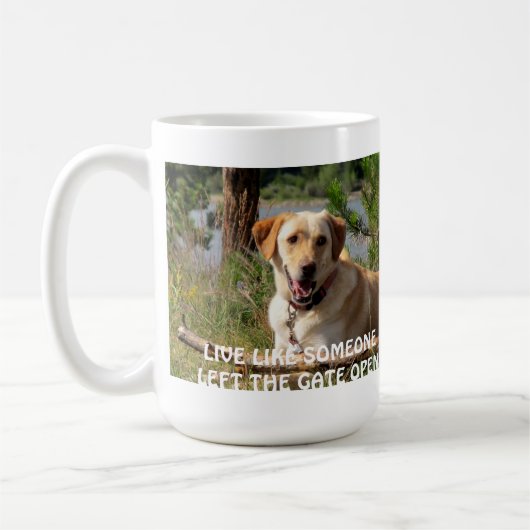 Labrador-Kaffee-Tasse Kaffeetasse (Links)