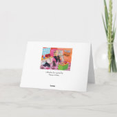 Labrador Kitchen Party Painting Karte (Rückseite)