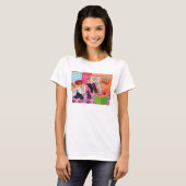 Labrador Kitchen Party Painting T-Shirt (Vorne ganz)