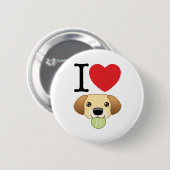 Labrador-Knopf Button (Vorne & Hinten)