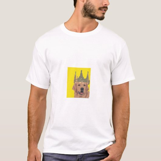 Labrador-König-Shirt T-Shirt (Vorderseite)