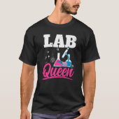 Labrador Königin Biologe Lehrerin Biologie Hauptfa T-Shirt (Vorderseite)