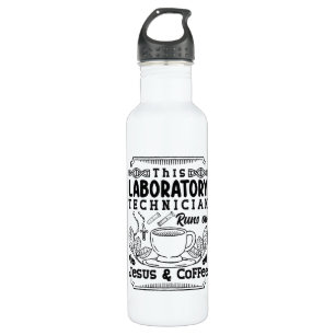 Labrador Laborateur Chemist Labrador Tech Edelstahlflasche