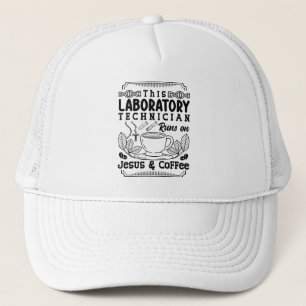 Labrador Laborateur Chemist Labrador Tech Truckerkappe