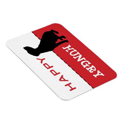 Labrador Labrador Catahoula Fütterte Me Hungerfest Magnet (Rechte Seite)