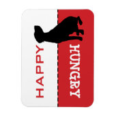 Labrador Labrador Catahoula Fütterte Me Hungerfest Magnet (Vertikal)