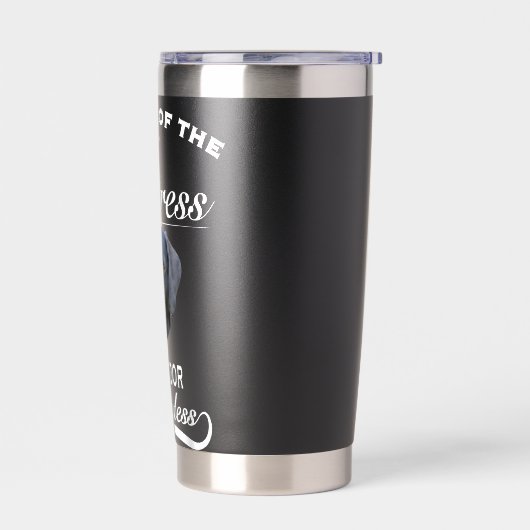 Labrador Labrador Dog Labrador Beware Mistress Thermobecher (Links)