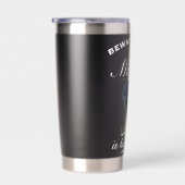 Labrador Labrador Dog Labrador Beware Mistress Thermobecher (Rechts)